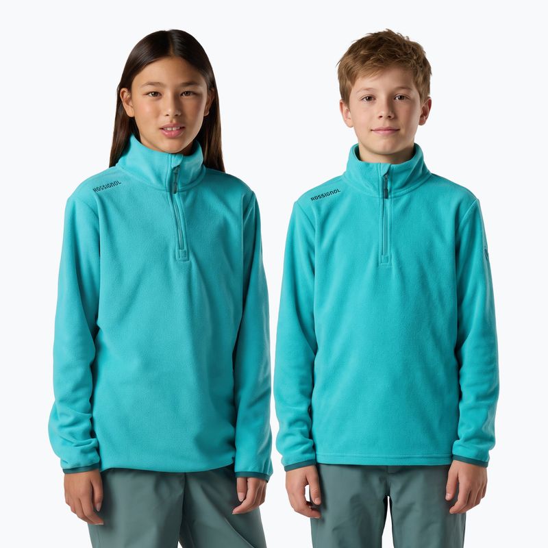 Kinder Fleecejacke Rossignol Quarter Zip Polar Fleece baltic