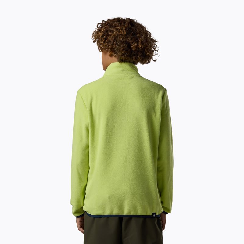 Kinder Fleecejacke Rossignol Quarter Zip Polar Fleece wild lime 4