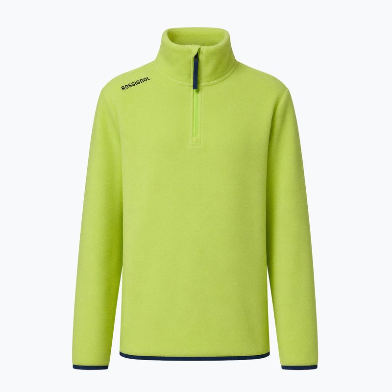 Kinder Fleecejacke Rossignol Quarter Zip Polar Fleece wild lime 9