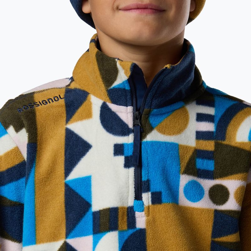 Kinder Fleecejacke Rossignol Quarter Zip Polar Fleece jr potpourri dazzle blue 6