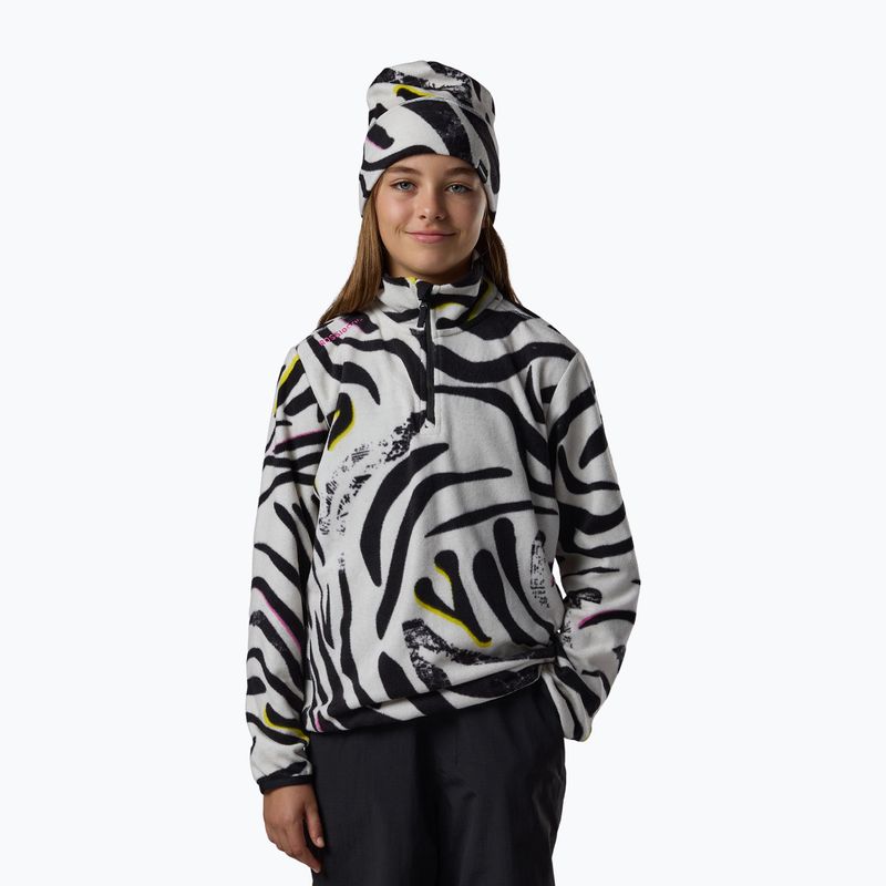 Kinder Fleecejacke Rossignol Quarter Zip Polar Fleece savage black 2