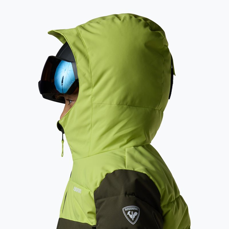 Kinder-Skijacke Rossignol Siz Quiled olive shadow 7