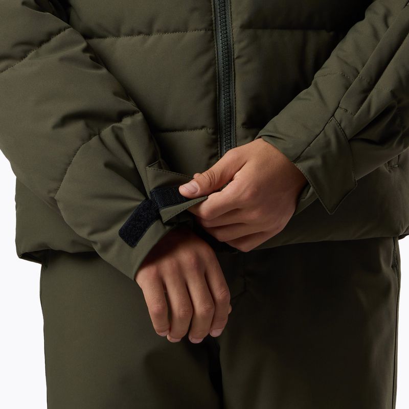 Kinder-Skijacke Rossignol Siz Quiled olive shadow 11