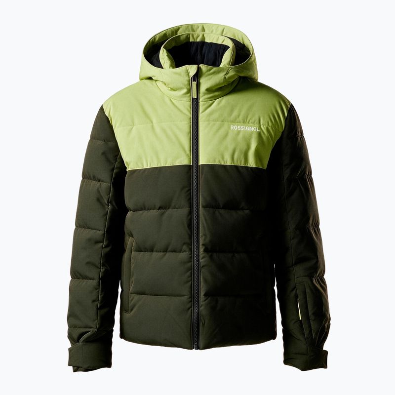 Kinder-Skijacke Rossignol Siz Quiled olive shadow 13