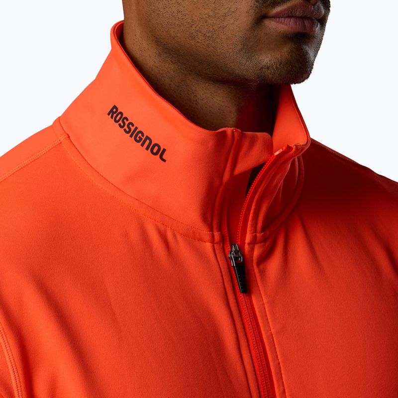 Herrenpullover Rossignol Hero Stretch Fleece neon red 5