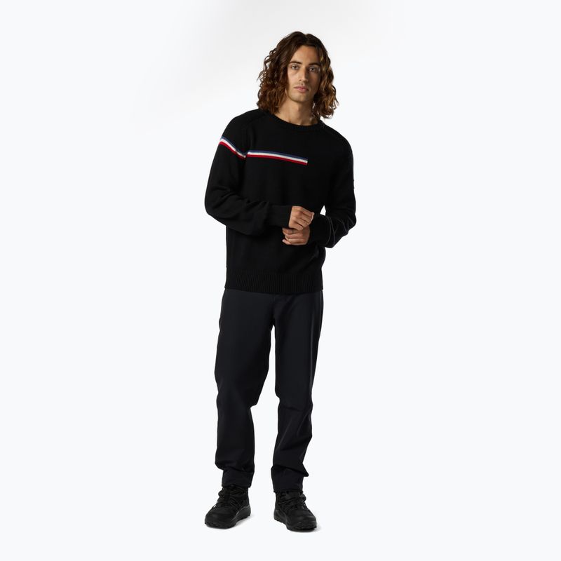 Herrenpullover Rossignol Odysseus Crew Merino black 2