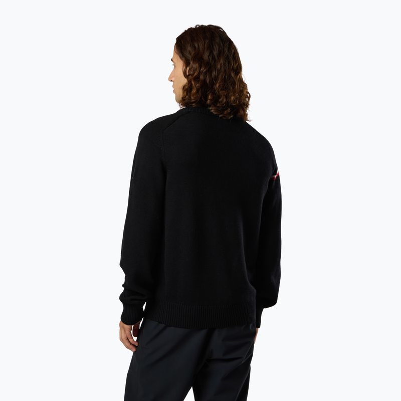 Herrenpullover Rossignol Odysseus Crew Merino black 3