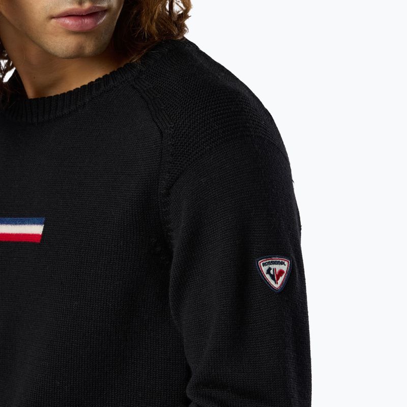 Herrenpullover Rossignol Odysseus Crew Merino black 6