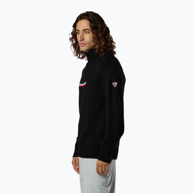 Herrenpullover Rossignol Odysseus Half Zip Merino black 4