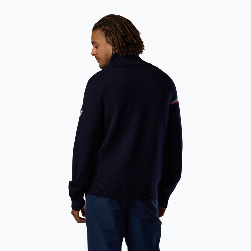 Herrenpullover Rossignol Odysseus Half Zip Merino dark navy 3