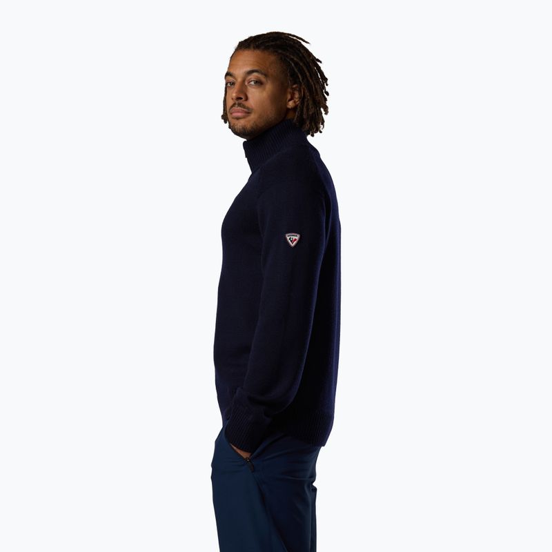 Herrenpullover Rossignol Odysseus Half Zip Merino dark navy 4