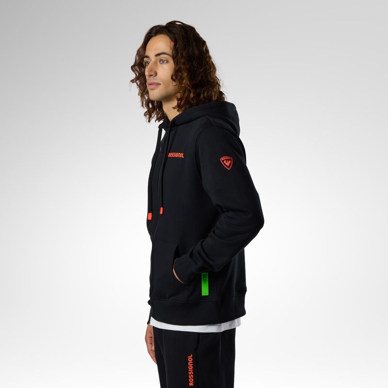 Herrenpullover Rossignol Hero Full Zip Hoodie black 4