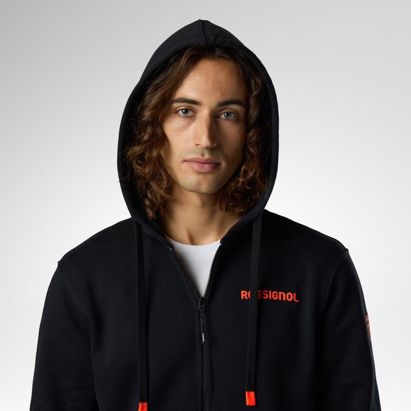 Herrenpullover Rossignol Hero Full Zip Hoodie black 5