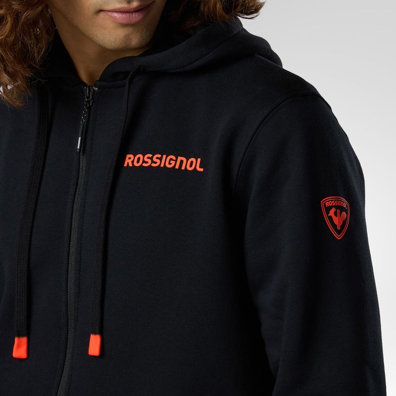 Herrenpullover Rossignol Hero Full Zip Hoodie black 6