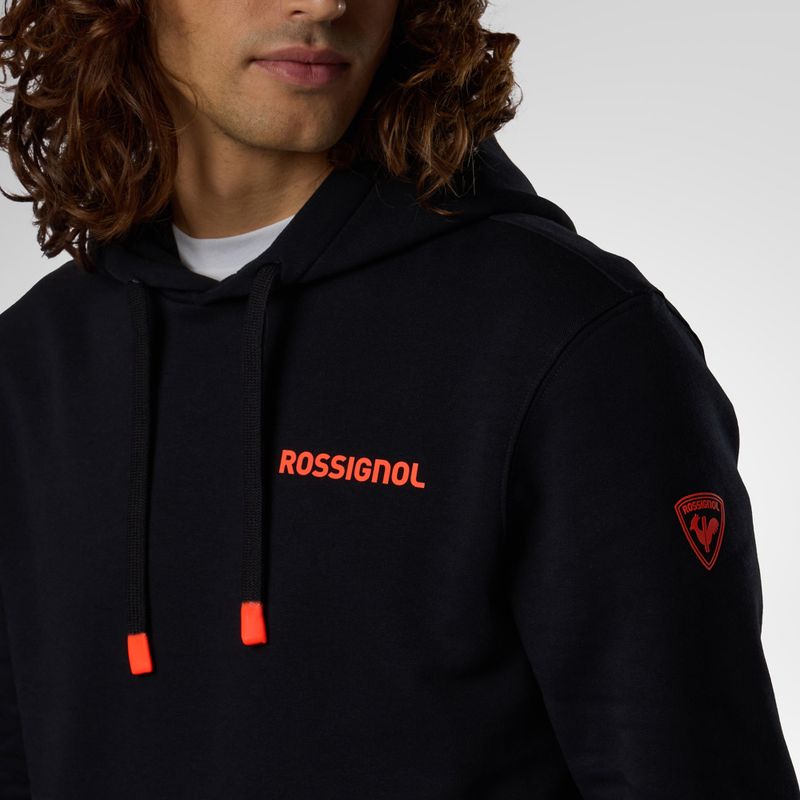 Herrenpullover Rossignol Hero Hoodie black 6