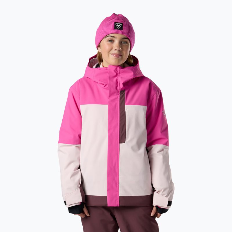 Kinder-Skijacke Rossignol Wispile Insulated electric fuchsia 2