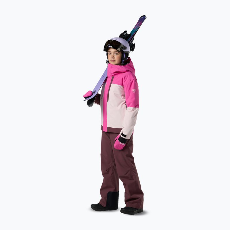 Kinder-Skijacke Rossignol Wispile Insulated electric fuchsia 3