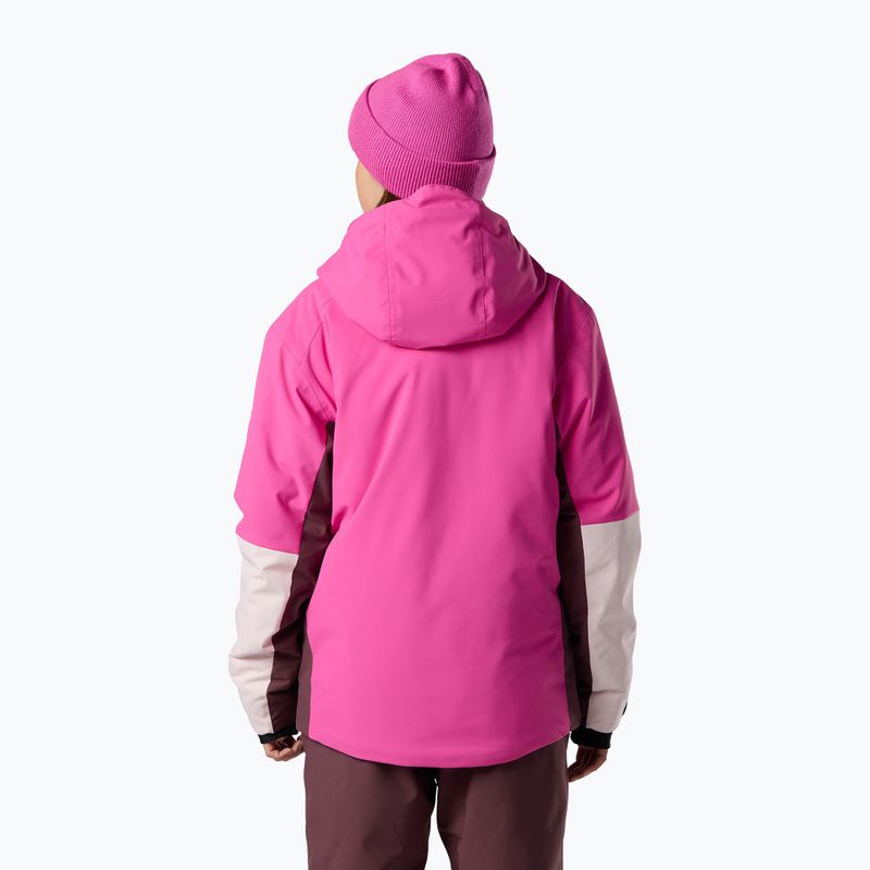 Kinder-Skijacke Rossignol Wispile Insulated electric fuchsia 4