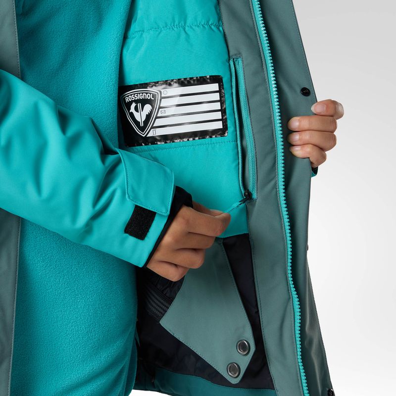 Kinder-Skijacke Rossignol Wispile Insulated north atlantic 12