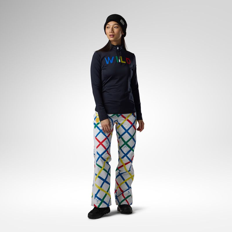 Damen-Funktionssweatshirt Rossignol JCC Quarter Zip First Layer black 2