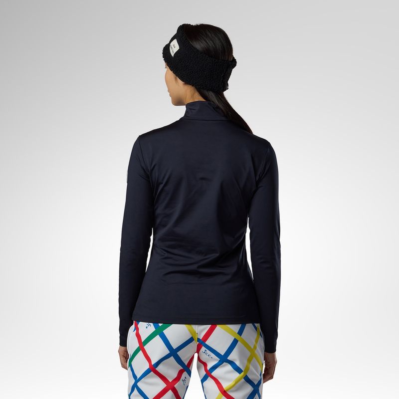 Damen-Funktionssweatshirt Rossignol JCC Quarter Zip First Layer black 3