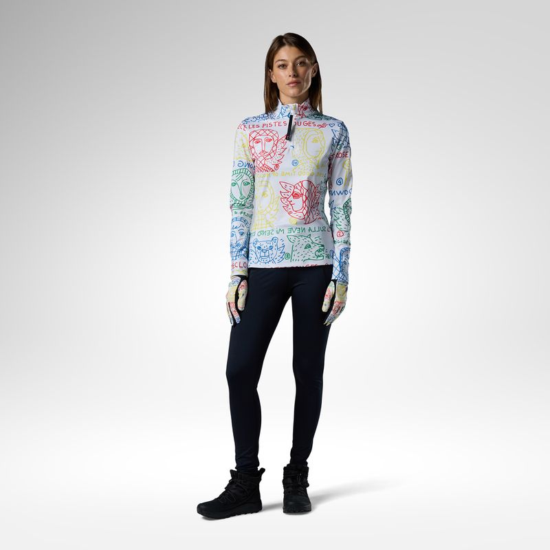 Damen-Funktionssweatshirt Rossignol JCC Quarter Zip First Layer jcc angels light 2