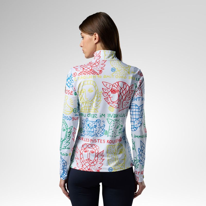 Damen-Funktionssweatshirt Rossignol JCC Quarter Zip First Layer jcc angels light 3