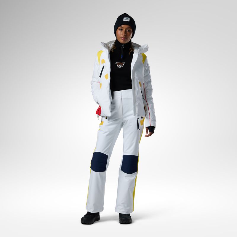 Damen Skihose Rossignol JCC Valdiz white 2