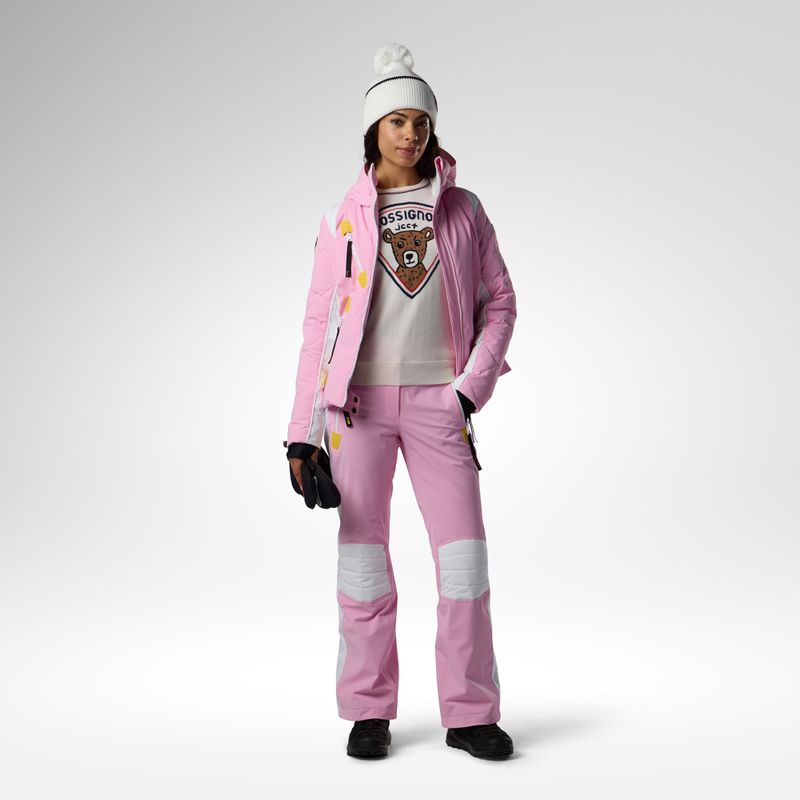 Damen Skihose Rossignol JCC Valdiz new pink 2