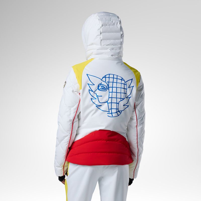 Damen-Skijacke Rossignol JCC Valdiz Down white 3