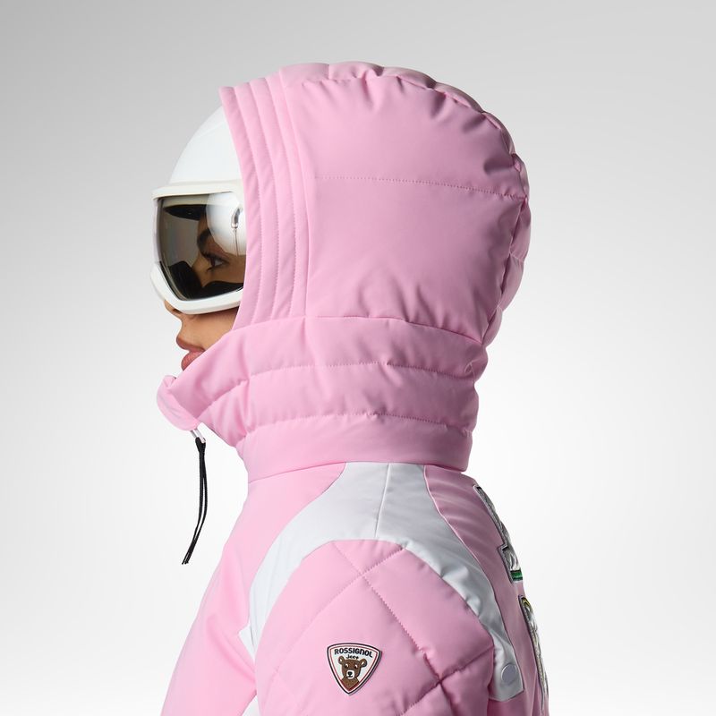 Damen-Skijacke Rossignol JCC Valdiz Down new pink 5