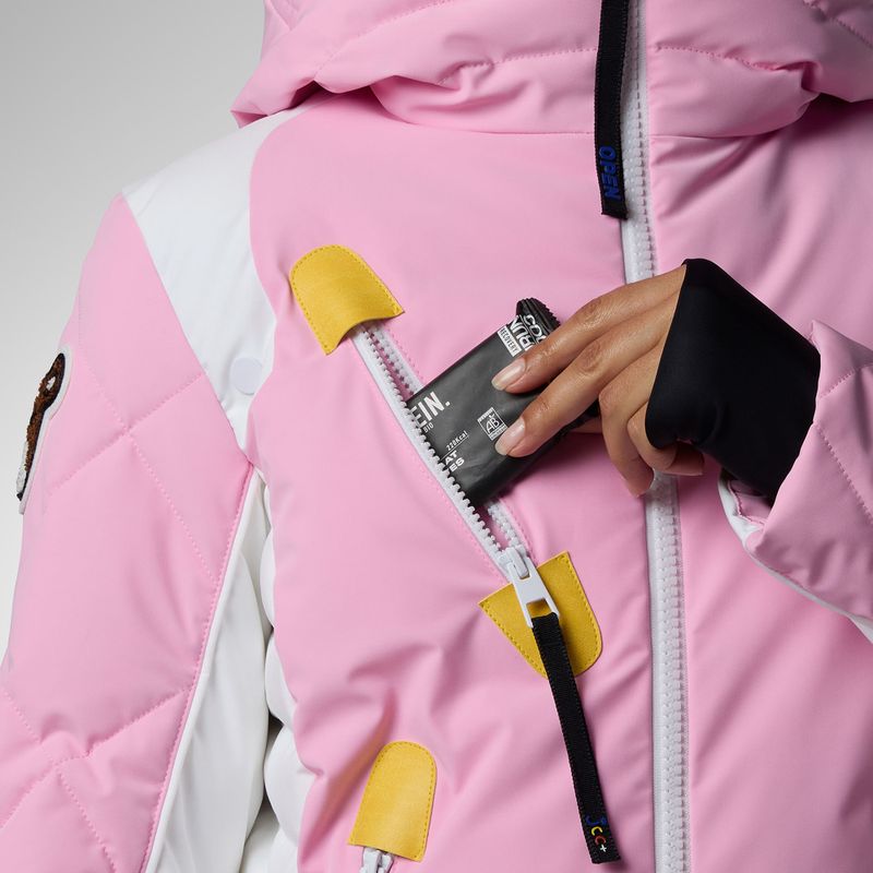 Damen-Skijacke Rossignol JCC Valdiz Down new pink 7