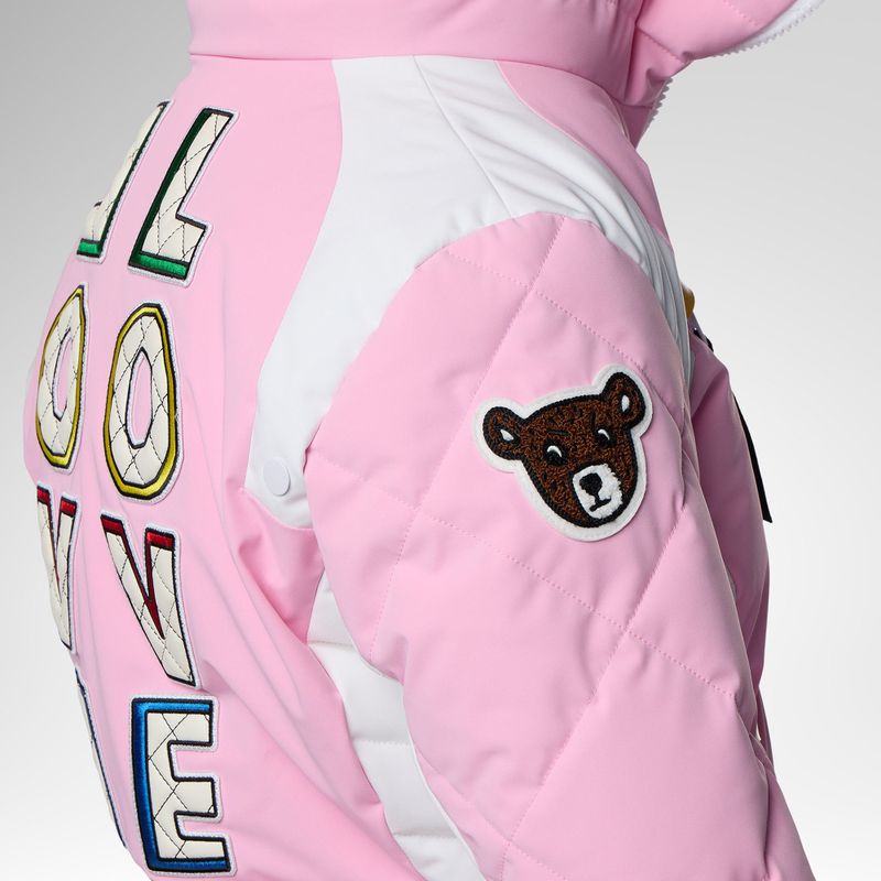 Damen-Skijacke Rossignol JCC Valdiz Down new pink 9