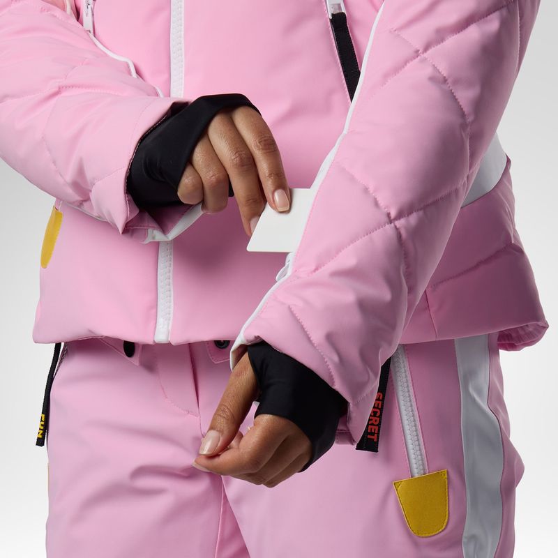 Damen-Skijacke Rossignol JCC Valdiz Down new pink 14