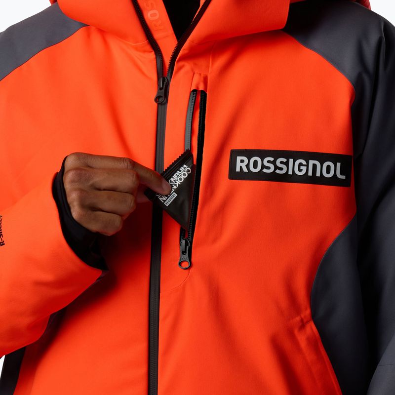 Herren-Skijacke Rossignol Hero Insulated neon red 6