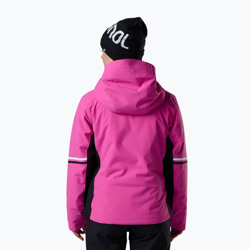 Damen-Skijacke Rossignol Strawpile Insulated electric fuchsia 3