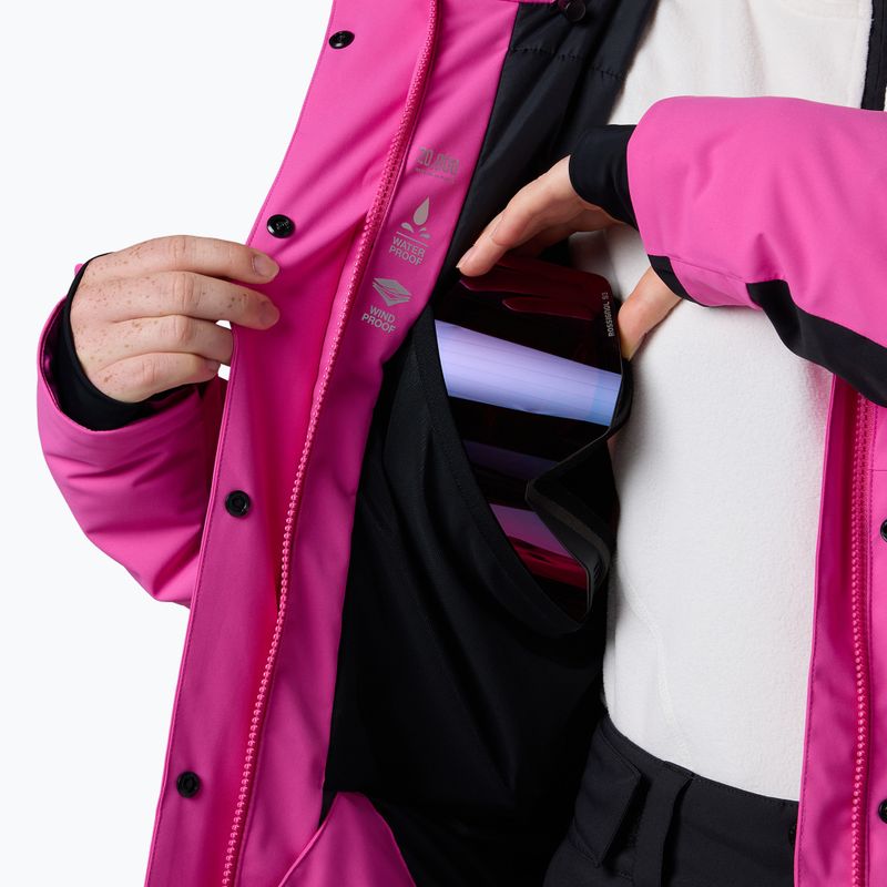 Damen-Skijacke Rossignol Strawpile Insulated electric fuchsia 10