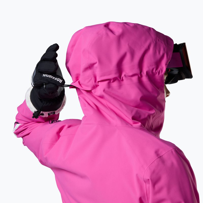 Damen-Skijacke Rossignol Strawpile Insulated electric fuchsia 14