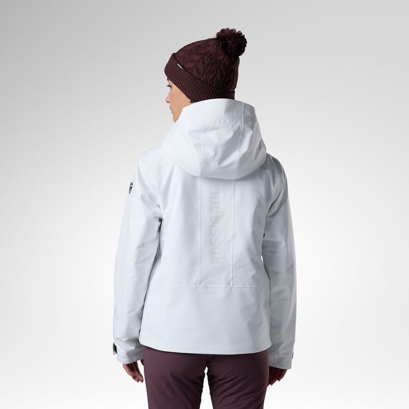 Damen-Skijacke Rossignol Rochrun Insulated white 3