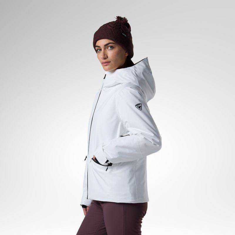 Damen-Skijacke Rossignol Rochrun Insulated white 4