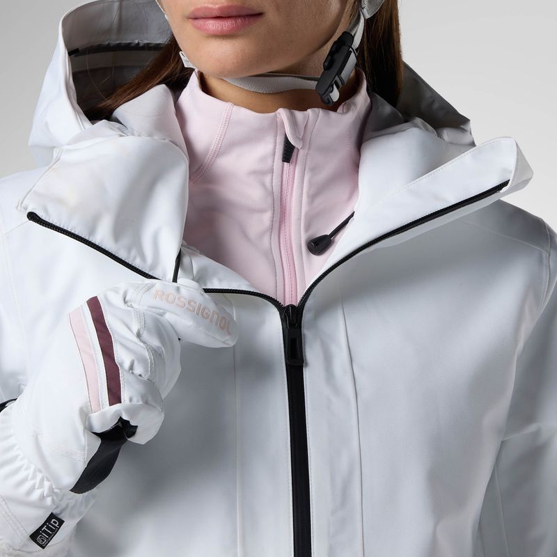 Damen-Skijacke Rossignol Rochrun Insulated white 6