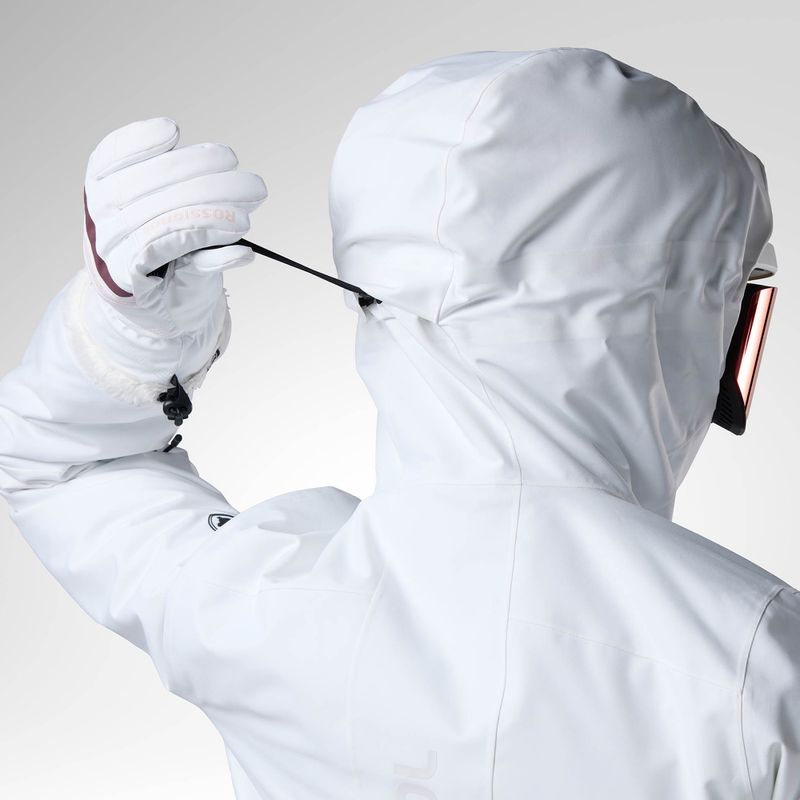 Damen-Skijacke Rossignol Rochrun Insulated white 8