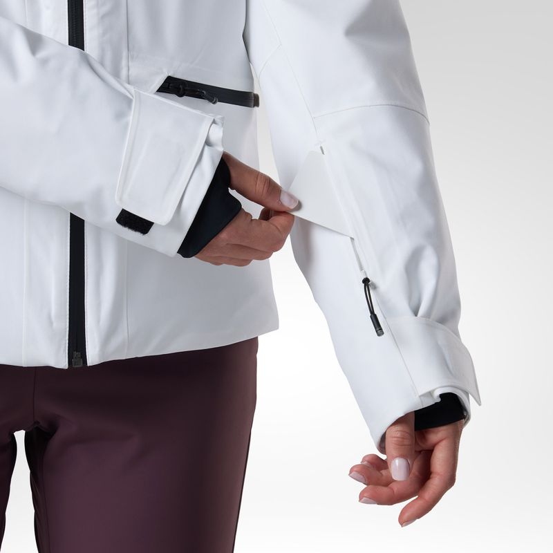 Damen-Skijacke Rossignol Rochrun Insulated white 10