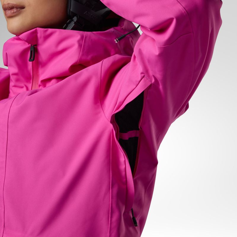 Damen-Skijacke Rossignol Rochrun Insulated electric fuchsia 8