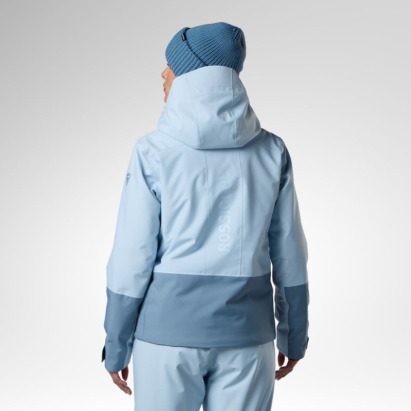 Damen-Skijacke Rossignol Rochrun Insulated blue aura/windward blue 3