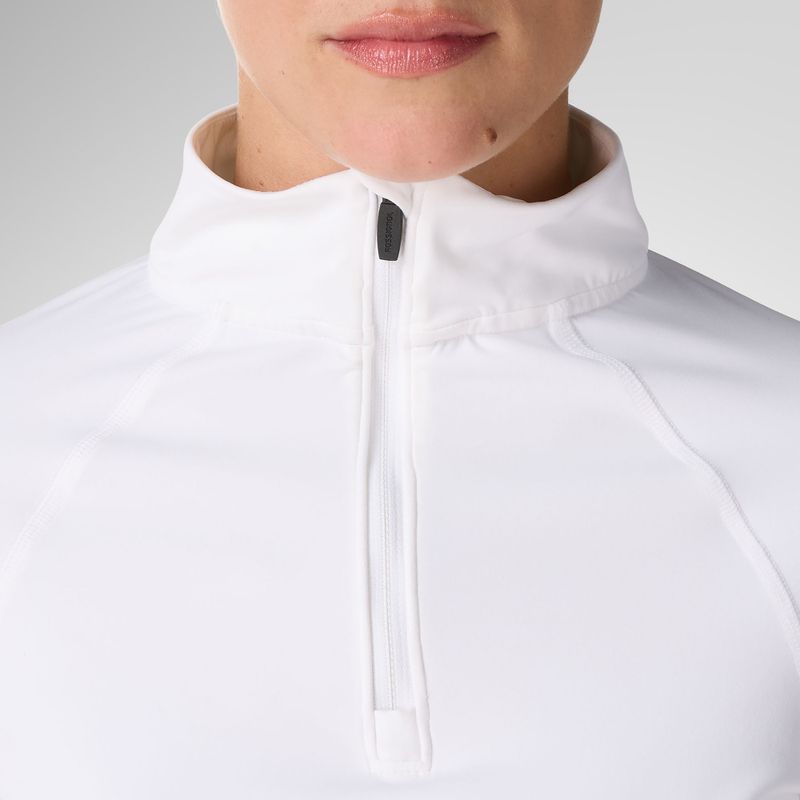 Damen-Funktionssweatshirt Rossignol Half Zip First Layer white 4