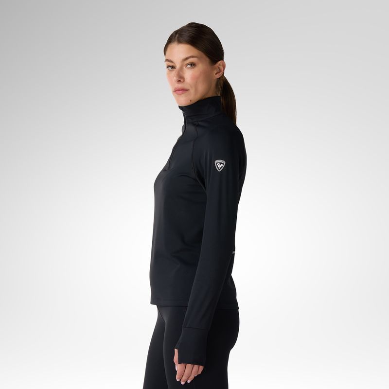 Damen-Funktionssweatshirt Rossignol Half Zip First Layer black 4