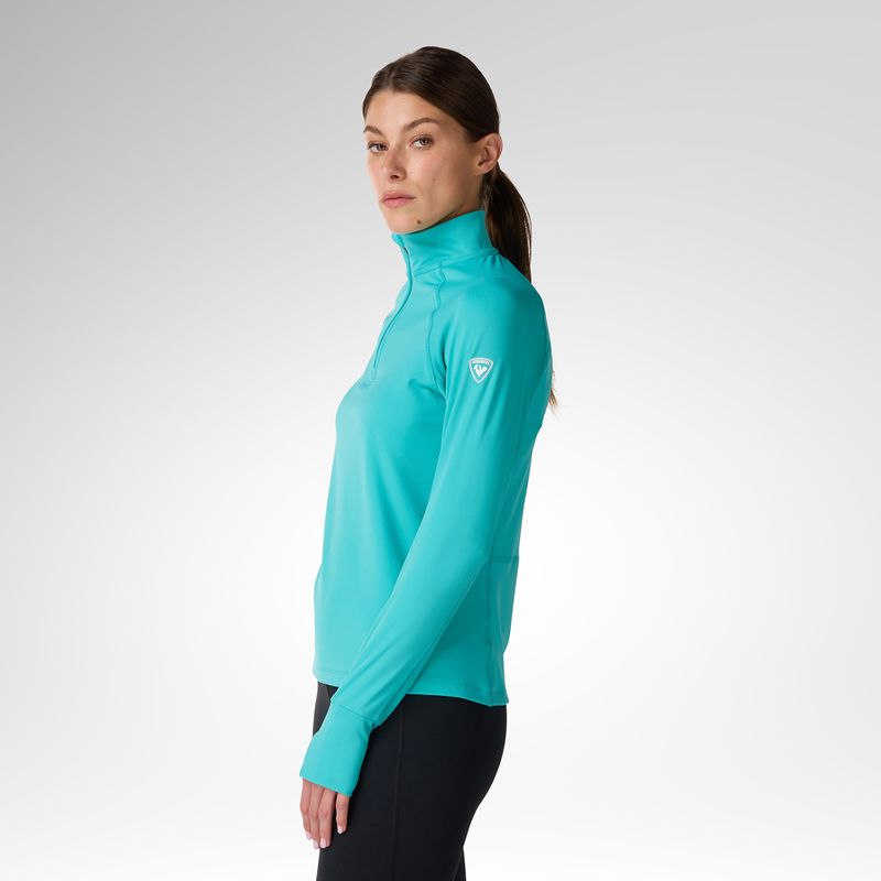 Damen-Funktionssweatshirt Rossignol Half Zip First Layer baltic 4