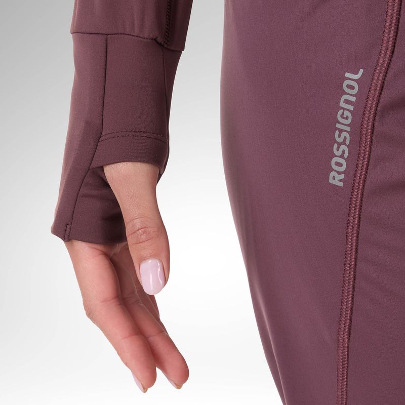 Damen-Funktionssweatshirt Rossignol Half Zip First Layer huckleberry 6