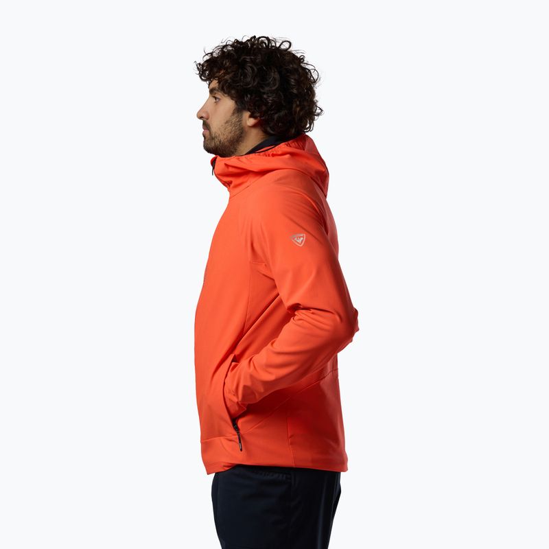 Skitourenjacke Herren Rossignol Venon Wind Hoodie neon red 4